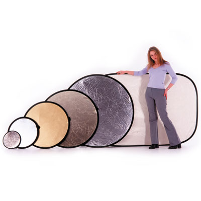 Lastolite 50cm Reflector - Sunfire/White