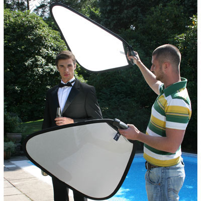 Lastolite Tri-Grip Reflector - Sunfire/Silver