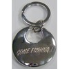 Lathams Nickel Plated Oval Chunky Key Ring