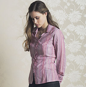 MULTI STRIPE RELAXED BLOUSE
