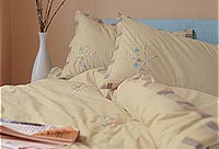 ORIENTAL EMBROIDERY DOUBLE DUVET COVER