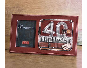 LAURA Darrington 40th Birthday Photo Frame