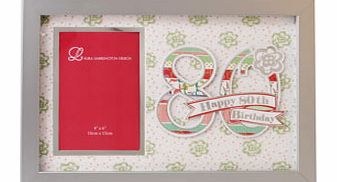 Darrington 80th Birthday 4 x 6 Photo Frame