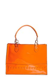 Large High Shine Zip Shopper with Make-up