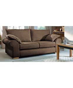 lauren Large Sofa - Chocolate
