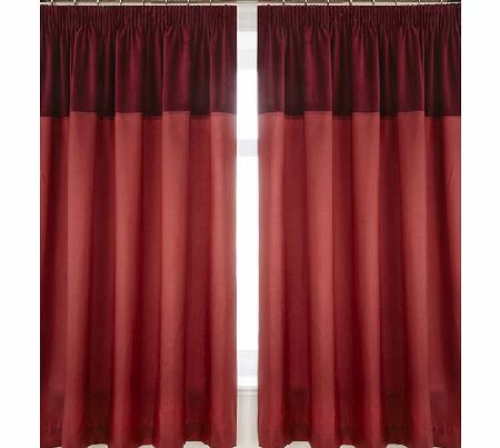 Laurence Llewelyn-Bowen Cannes Lined Ring Top Curtains With Tie-Backs
