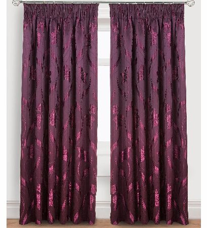 Glamsterdam Lined Pleated Jacquard Curtains