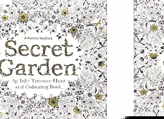 Laurenceking Secret Garden: An Inky Treasure Hunt and Colouring Book