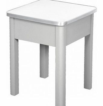 Laurette Aluminium Stool - Light Grey `One size