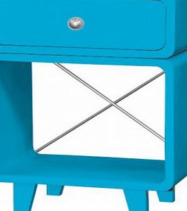 Laurette Zzz Bedside Table - Turquoise `One size