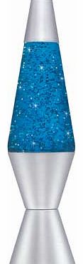 Lava 14.5in Classic Blue Glitter Lavalamp