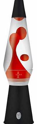 Lava Clearview Lava Lamp Neon Red