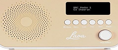 Lava DAB Radio - Cream