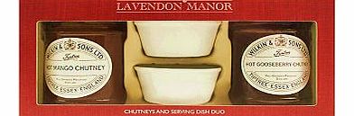 Lavendon Manor Chutneys and Serving Dish Duo