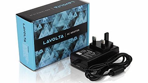Lavolta 9V AC Adapter for Philips PET706 PET707 PET710 PET711 Portable DVD Player - Replacement Power Supply Mains Adaptor Charger PSU with UK Plug