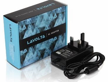 9V Original Lavolta Power Supply AC Adapter with Daisy Chain 5 Way DC Splitter for Dunlop Guitar Pedal 6 Band Graphic Eq / Analog Chorus / Auto Q Envelope Filter / Blue Box Octave Fuzz / Boost Line Dr