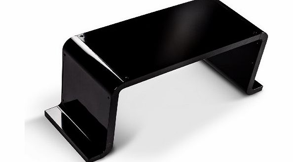 DJ Laptop Stand Desk Table for DJ Mixer Controller Turntable Amplifier Karaoke Machine CD MP3 MIDI Player - Black