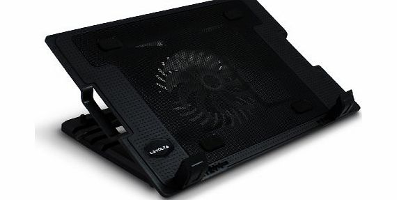 Lavolta Laptop Stand Notebook Cooling Pad for Acer Advent AlienWare Apple Asus Compaq Dell EiSystems Fujitsu Siemens HP IBM Lenovo MSI Packard Bell Samsung Sony Toshiba up to 16`` Notebooks - USB Coole