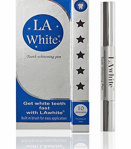 LAwhite teeth whitening pen with an EU approved non-peroxide formula