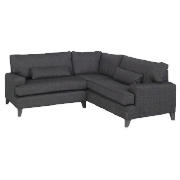 corner sofa, graphite