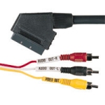 Lawton Scart to 3 Phono Lead