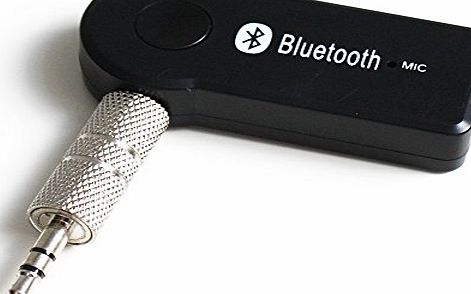 Bluetooth Wireless Music Receiver v3.0 + EDR. Use via Aux 3.5mm RCA. Audio Adaptor with A2DP profile to Stream Music from your Bluetooth Device. For Stereo or Docks but Ideal for Car Use - Micr