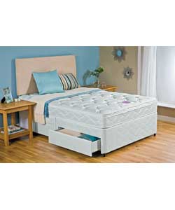 LAYEZEE Beds Bliss Memory Double Divan - 4 Drawer