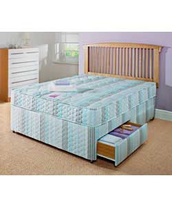 Beds Pure Memory Foam Double Divan - 2 Drawers