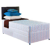 Layezee Value Medium Single 2 Drawer Divan Bed Set