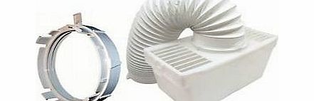Lazer Electrics Aeg Electrolux amp; Zanussi Tumble Dryer Vent Kit Box Vent Hose amp; Adaptor Kit