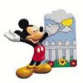 Lazerbuilt Mickey Mouse Magnetic Holder