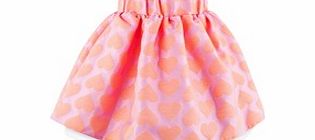 Lazy Francis Queen of Hearts pink cotton blend skirt