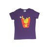 Skinny T-Shirt - French Fries (Purple)
