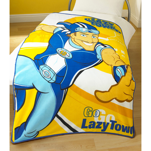 Lazy Town Fleece Blanket - Sportacus