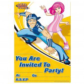 lazy town Party Invitations Pad - 20 Invites on a pad
