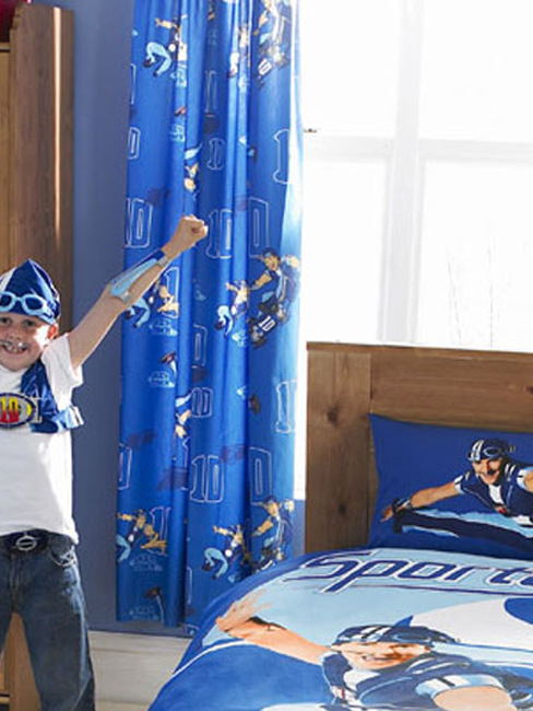 Lazy Town Sportacus 72` Curtains