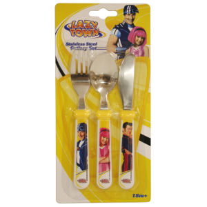lazytown Knife Fork And Spoon Set