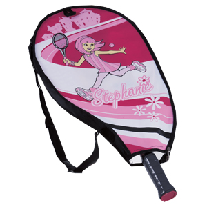 Stephanie Tennis Raquet and Cover **NEW**