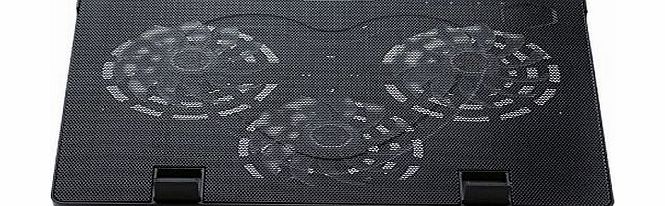 LB1 HIGH PERFORMANCE  New Super Cooling Fan for Toshiba Satellite L755-S5169 15.6 -Inch Laptop (Silver) 3-Fan Cooling System Cooling Pad with 5-Level Adjustable Screen Height