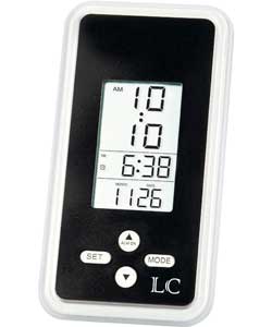 LC Smartlite Travel LCD Alarm Clock