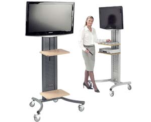 LCD and plasma mobile stand