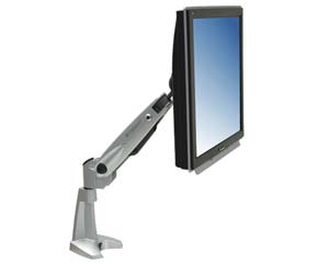 LCD arm height adjustable