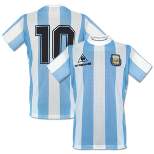 Le Coq Sportif 1986 Argentina Home shirt   No.10