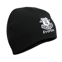 Everton Beanie Hat - Black.