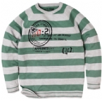 Junior Hindle Knit Top Green/Grey