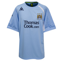 Le Coq Sportif Manchester City Matchday T-Shirt - Blue/White.