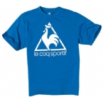 Le Coq Sportif Mens Orbital Logo T-Shirt Italian Blue
