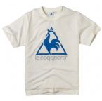 Le Coq Sportif Mens Orbital Logo T-Shirt White