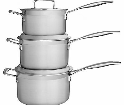 3-Ply Stainless Steel Saucepan Set