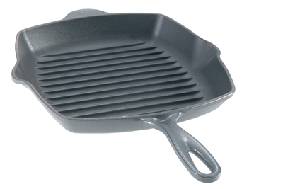 Le Creuset Cast Iron 26cm Square Grillit - Satin